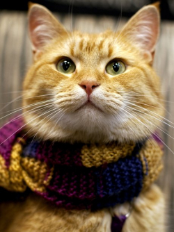 Актер Bob the Cat сыгравший роль в кино Уличный кот по кличке Боб.