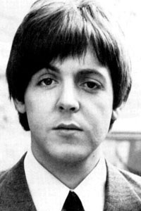 Актер Пол МакКартни сыгравший роль в кино The Beatles: Вечер трудного дня.