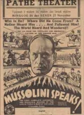 Муссолини говорит! - трейлер и описание.
