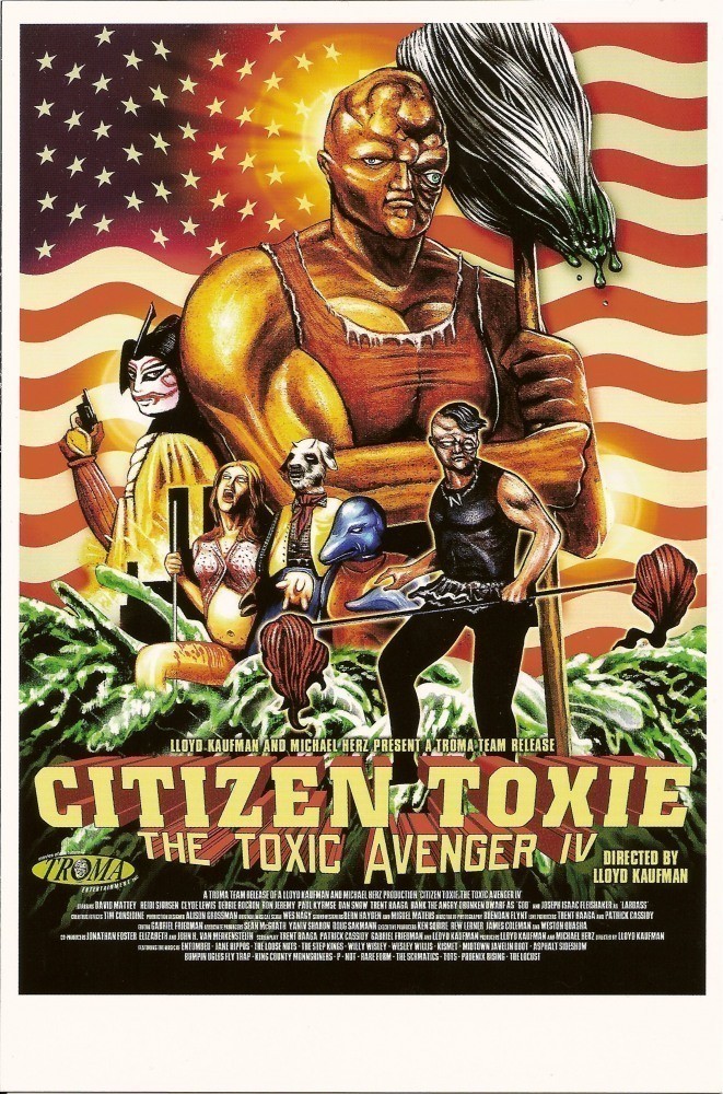 Токсичный мститель 4: Гражданин Токси - трейлер и описание.