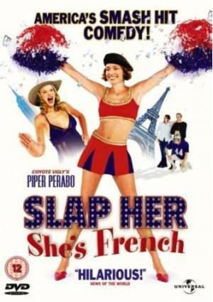 Кроме трейлера фильма Правдивая история Кота в сапогах, есть описание Шлепни ее, она француженка.