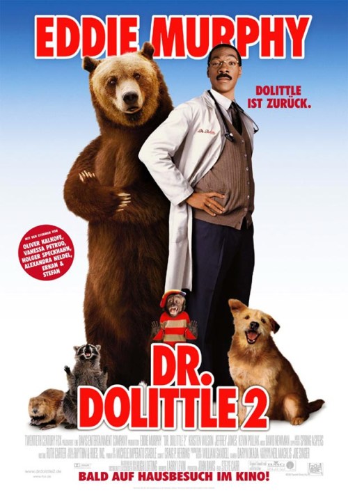 Кроме трейлера фильма Дама в очках и с ружьем в автомобиле, есть описание Доктор Дулиттл 2.