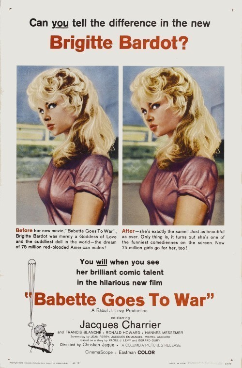 Кроме трейлера фильма Куклы, есть описание Бабетта идет на войну.