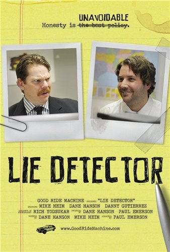 Кроме трейлера фильма Get Luckier!, есть описание Детектор лжи.