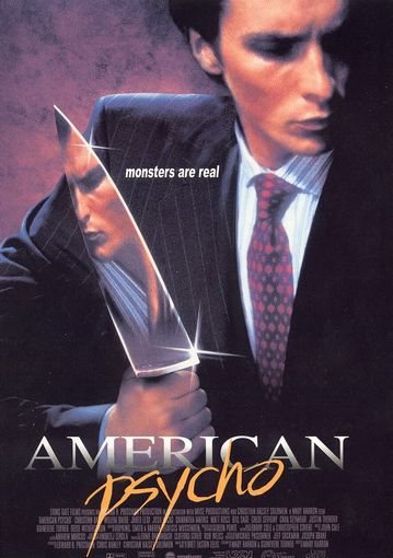 Кроме трейлера фильма The Medicine Man's Vengeance, есть описание Американский психопат.