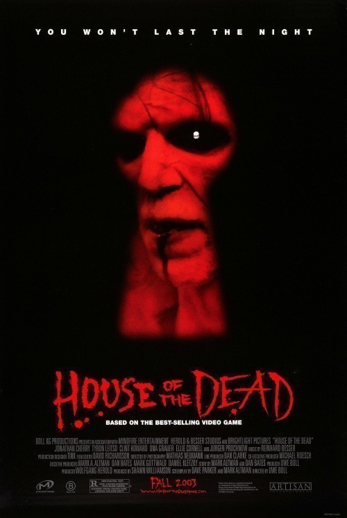 Кроме трейлера фильма Везучая, есть описание Дом мертвых.