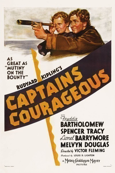 Кроме трейлера фильма When Caesar Ran a Newspaper, есть описание Отважные капитаны.