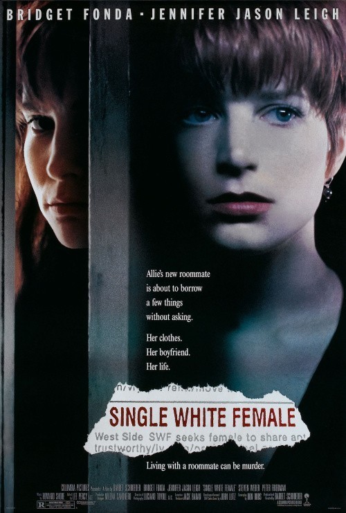 Кроме трейлера фильма Мы поженимся, в крайнем случае, созвонимся!, есть описание Одинокая белая женщина.