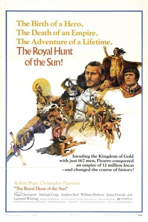 Кроме трейлера фильма Жестокий, есть описание Королевская охота за солнцем.