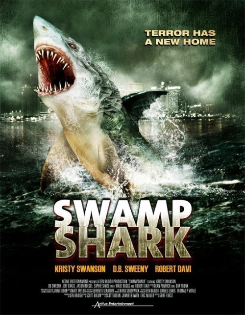 Кроме трейлера фильма Последние 56 часов, есть описание Болотная акула.