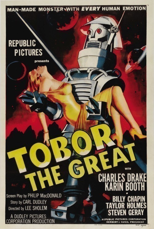 Кроме трейлера фильма Кабинет доктора Калигари, есть описание Тобор Великий.