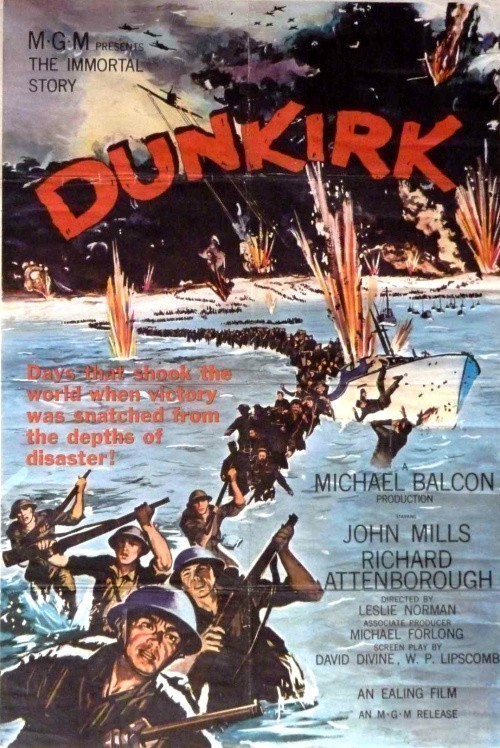 Кроме трейлера фильма Эбботт и Костелло встречают Франкенштейна, есть описание Дюнкерк.