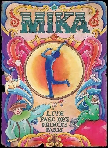 Кроме трейлера фильма Here's to Harry's Grandfather, есть описание Mika - Live Parc Des Princes Paris.