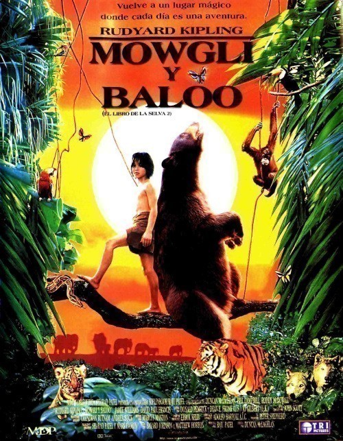 Кроме трейлера фильма Магия черная и белая, есть описание Вторая книга джунглей: Маугли и Балу.