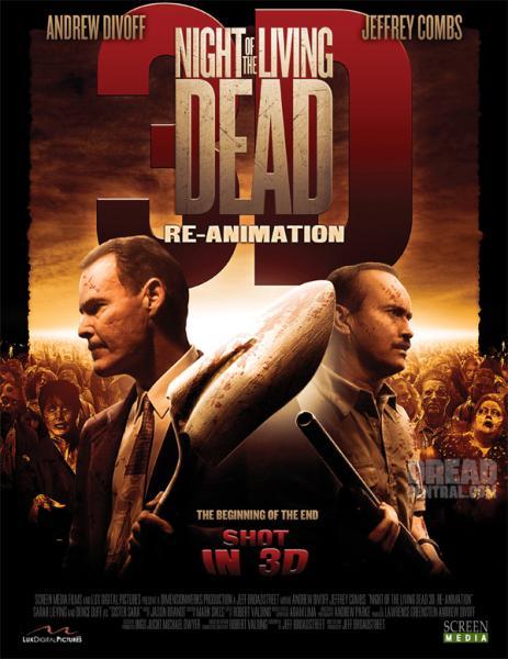Кроме трейлера фильма Finisce sempre cosi, есть описание Ночь живых мертвецов 3D: Воскрешение.