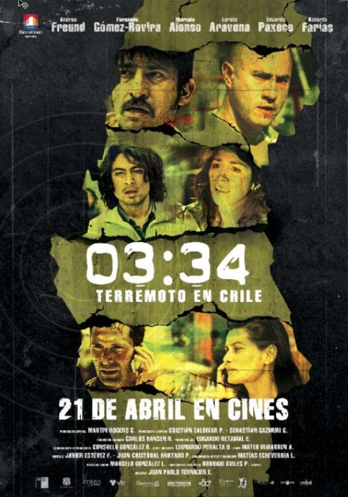 Кроме трейлера фильма Anxiety Overload, есть описание 03:34 Землетрясение в Чили.
