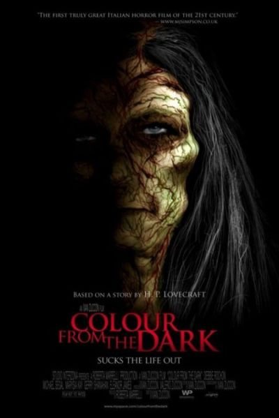 Кроме трейлера фильма Кровавый камень, есть описание Цвет из тьмы.