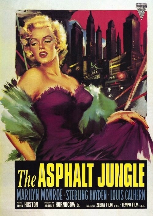 Кроме трейлера фильма Любовь под дождем, есть описание Асфальтовые джунгли.