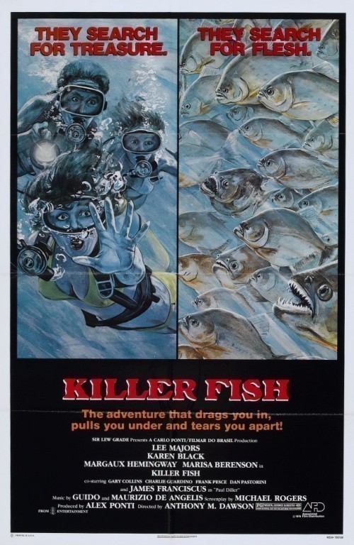 Кроме трейлера фильма Они играют с огнём, есть описание Рыба-убийца.
