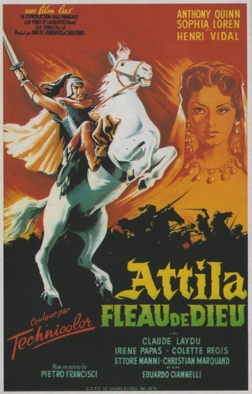 Кроме трейлера фильма Del rancho a la capital, есть описание Аттила завоеватель.