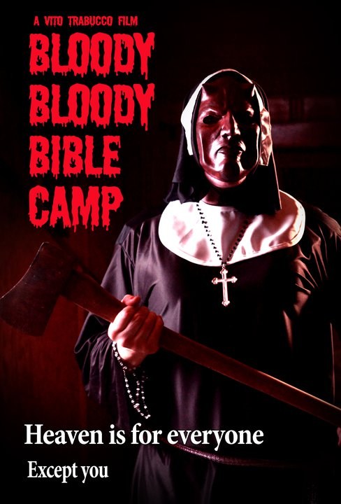 Кроме трейлера фильма Огюстен, король кун-фу, есть описание Кровавый библейский лагерь.
