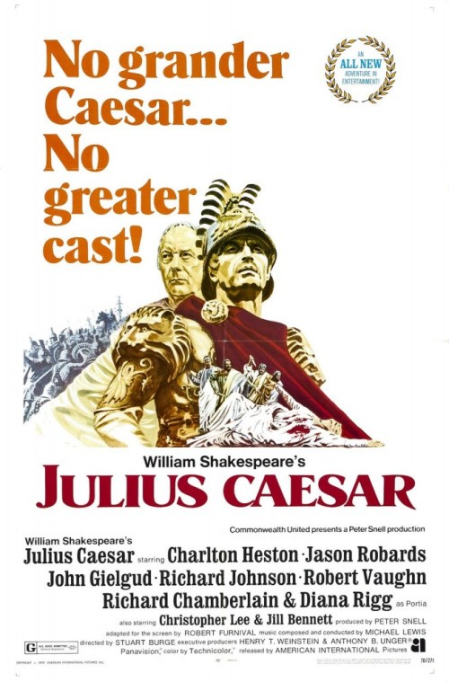 Кроме трейлера фильма The Joy Cart, есть описание Юлий Цезарь.