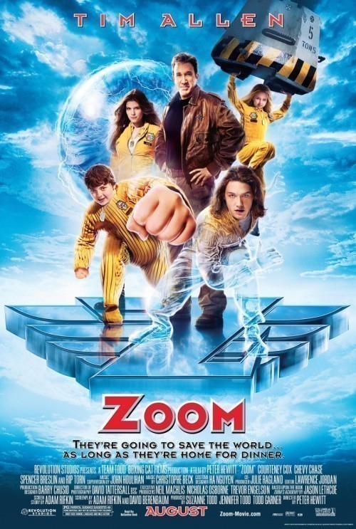 Кроме трейлера фильма Кривое зеркало души, есть описание Капитан Зум: Академия супергероев.