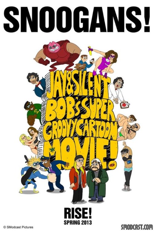 Кроме трейлера фильма Spicy Mac Project, есть описание Супер-пупер мультфильм от Джея и Молчаливого Боба.
