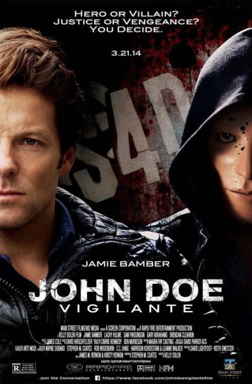 Кроме трейлера фильма A Fugitive from Justice, есть описание Джон Доу: Мститель.