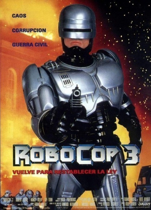Кроме трейлера фильма Mon homme, есть описание Робот-полицейский 3.