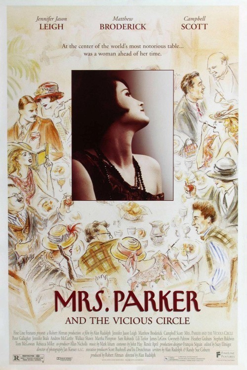 Кроме трейлера фильма Jouez Encore, Payez Encore, есть описание Миссис Паркер и порочный круг.
