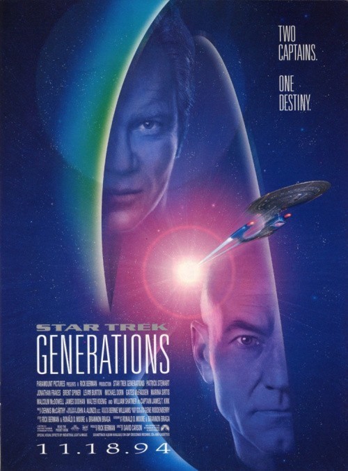 Кроме трейлера фильма Sins, есть описание Звездный путь 7: Поколения.