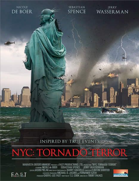 Кроме трейлера фильма Seongnan haebyeong gyeolsadae, есть описание Ужас торнадо в Нью-Йорке.