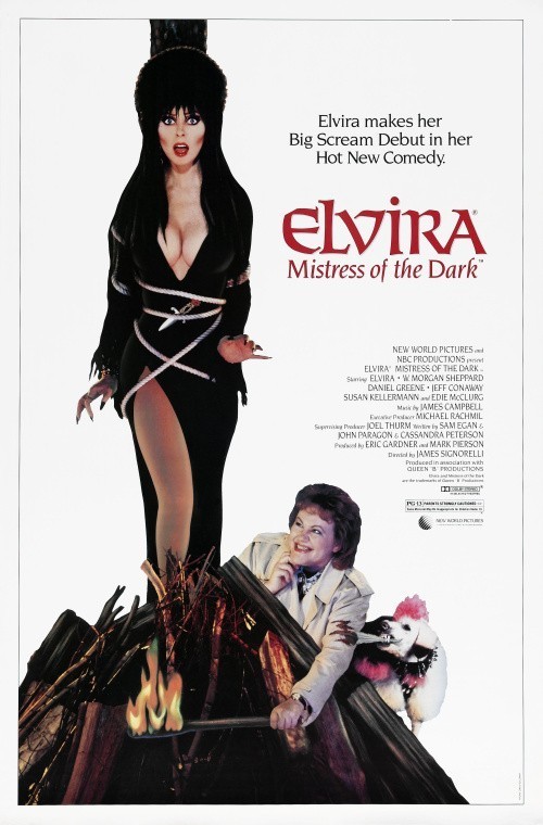 Кроме трейлера фильма Замёрзший поцелуй, есть описание Эльвира: Повелительница тьмы.