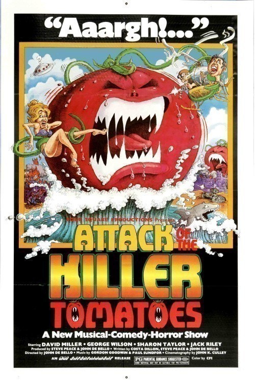 Кроме трейлера фильма Вечер встречи выпускников, есть описание Нападение помидоров-убийц.