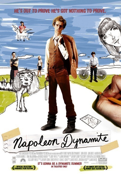 Кроме трейлера фильма Akmyeong, есть описание Наполеон Динамит.