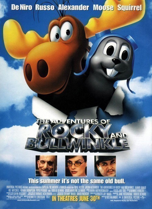 Кроме трейлера фильма Efficiency, есть описание Приключения Рокки и Буллвинкля.