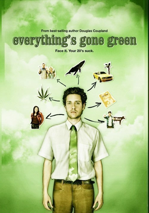 Кроме трейлера фильма Побег, есть описание Все вокруг позеленело.