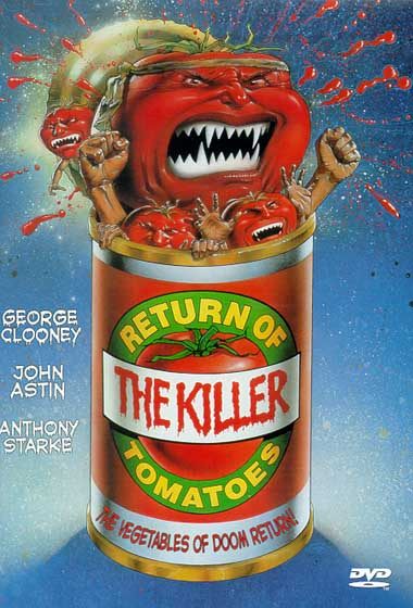 Кроме трейлера фильма Captain Jinks' Cure, есть описание Возвращение помидоров-убийц.