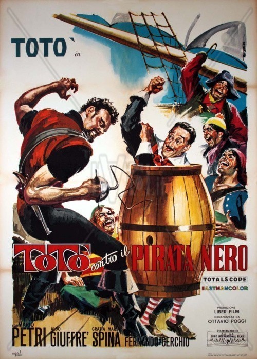 Кроме трейлера фильма On the Air, есть описание Тото против Черного пирата.