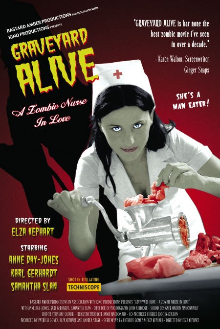 Кроме трейлера фильма The Bubble, есть описание Кладбище живых: Влюблённая зомби медсестра.